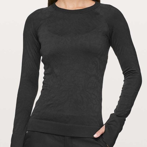 Lululemon Rest Less Pullover Long Sleeve Top in Black - Size 8 - Picture 1 of 5
